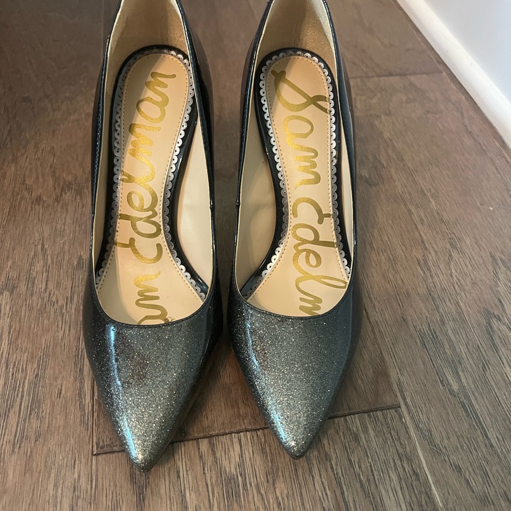 Sam Edelman Women's Sparkling Black Heels